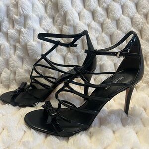 Michael Kors Collection Black Leather Heels